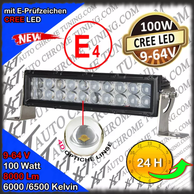 LED Fernscheinwerfer mit ECE / Zusatzscheinwerfer 100 W / OFF ROAD