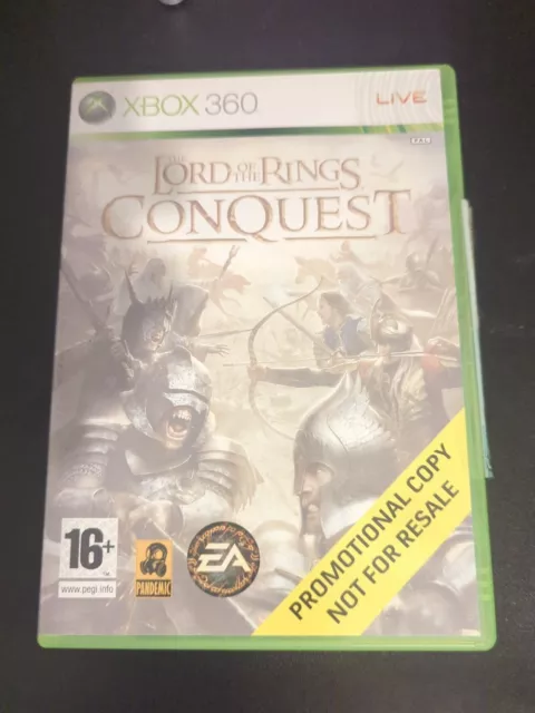 Lord Of The Rings Conquest Xbox 360 Promotional Copy