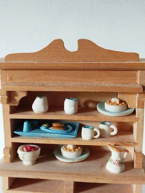 Ancien Meuble De Poupée - Buffet Cuisine Jouet - Vintage
