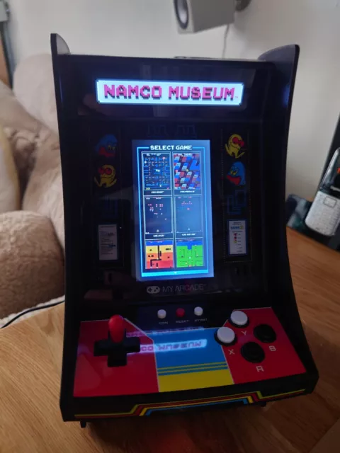 My Arcade Namco Museum Mini Arcade Machine With 20 Games Pac Man, Galaga, Etc.