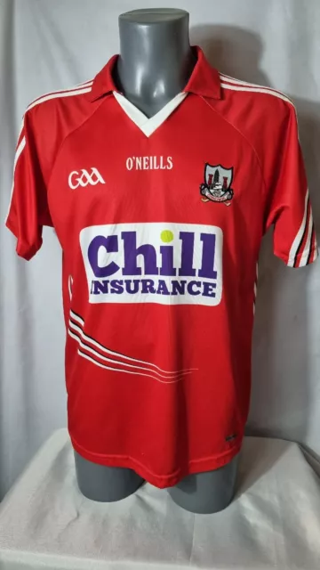 Cork Gaelic Football GAA Hurling O'Neills Shirt Jersey Men's Size Medium VGC