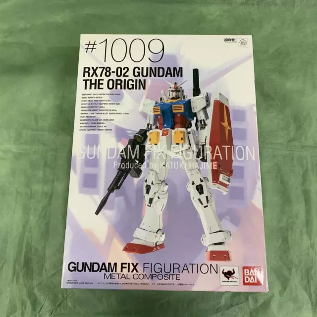 Bandai GUNDAM FIX FIGURATION METAL COMPOSITE RX78-02 THE ORIGIN Re:PACKAGE Used