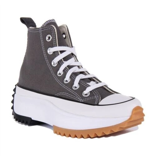 CONVERSE A03703C Courir Étoile Hike Unisexe Plateforme Baskets en Gris Taille 3