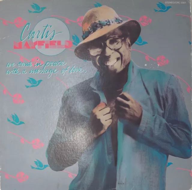 Lp Curtis Mayfield - We Come In Peace... Us  1985 (31730)