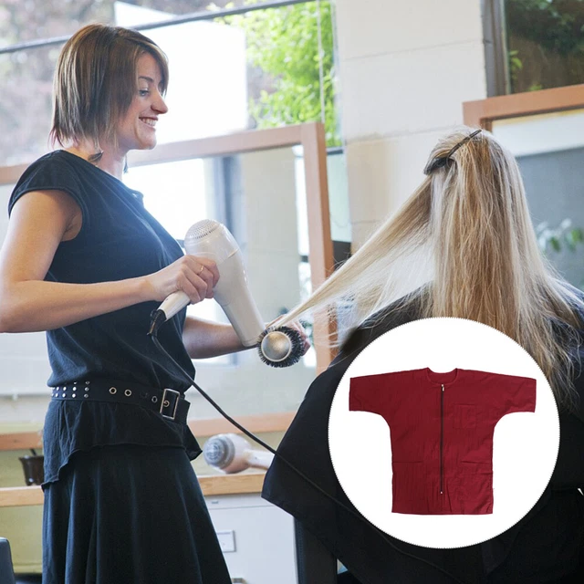 Hairdresser Grooming Smocks Uniform Styling Cloth Dye Clothes Work Cloak