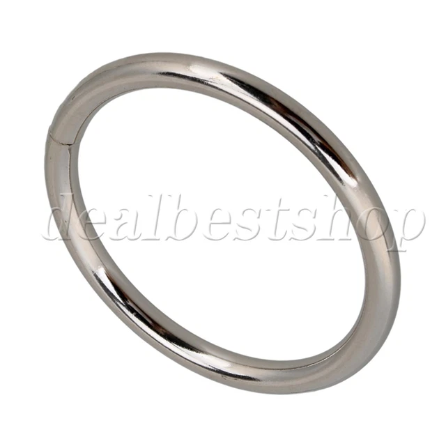 20x10 piezas Junta tórica de metal 38 mm Paracord Supervivencia Llaveros Correas Collares Artesanía