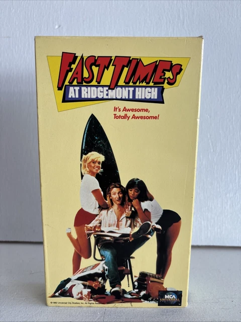 VINTAGE VHS FAST Times At Ridgemont High £5.30 - PicClick UK