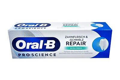 3 x 75 ml Oral-B Pro Science Repair pasta de dientes extra fresca 🙂 de Alemania