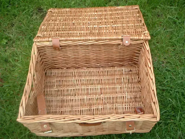 Retro Regency Wicker Hamper Cheltenham Spa Picnic Basket VGC 2