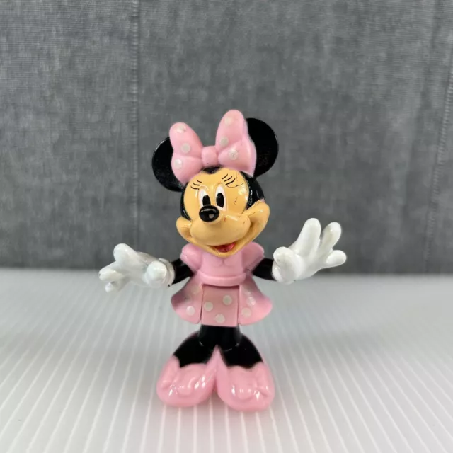 Walt Disney Mickey Mouse Clubhouse Minnie Mouse Pink Dress 2.5" Inch Figure