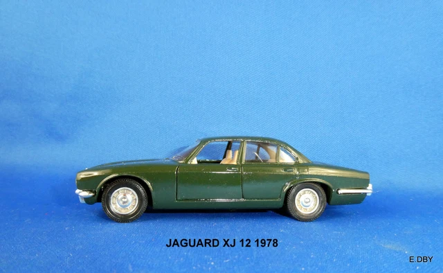 Jaguar Xj12  1978  1/43  + Boite    Solido Reedition  Made In France