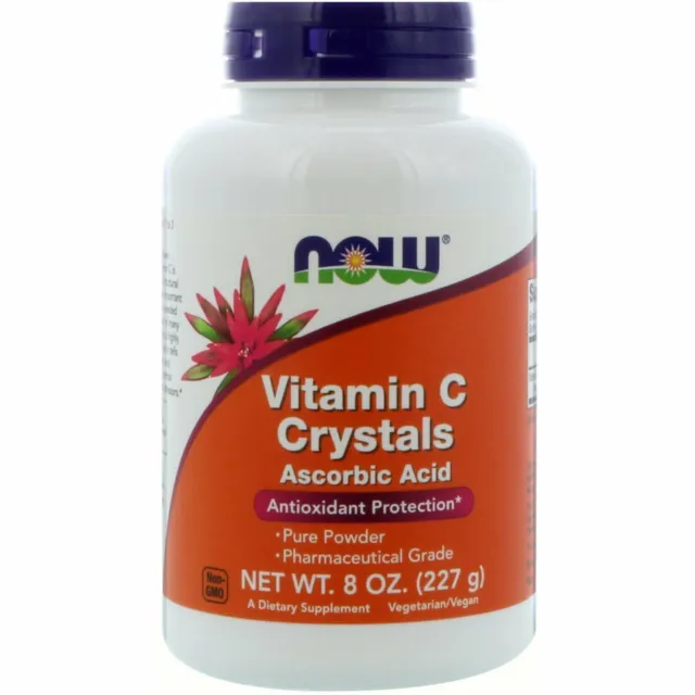 Now Foods - Vitamin C Crystals - 227 G - Expiry: 2026