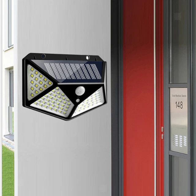 100LEDS lumières solaires extérieur solaire alimenté lumières lampe solaire