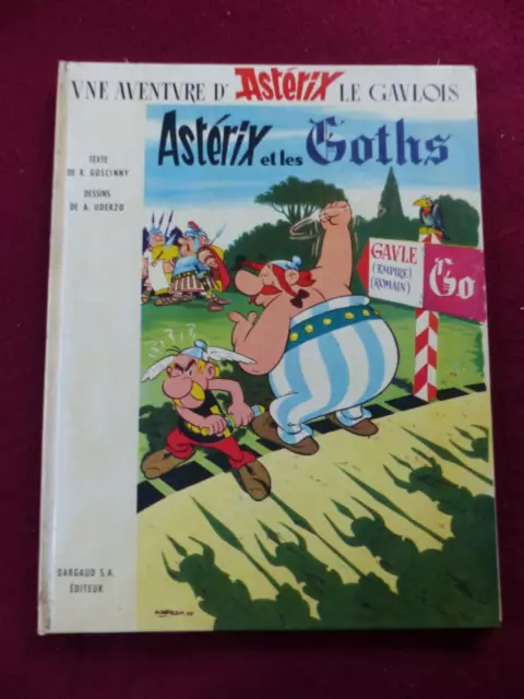 ASTERIX / astérix et les goths  /  EO  au menhir  1963