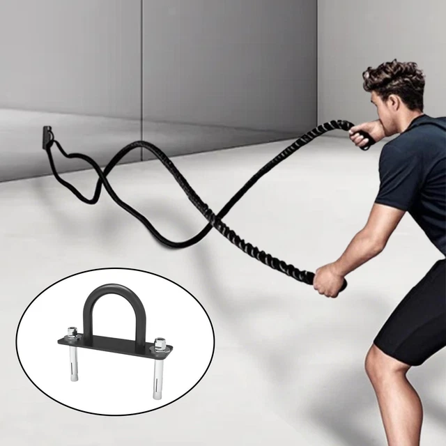 BATTLE ROPES ANCHOR Battle Rope Rack Attachment Battle Rope Wall Mount ...