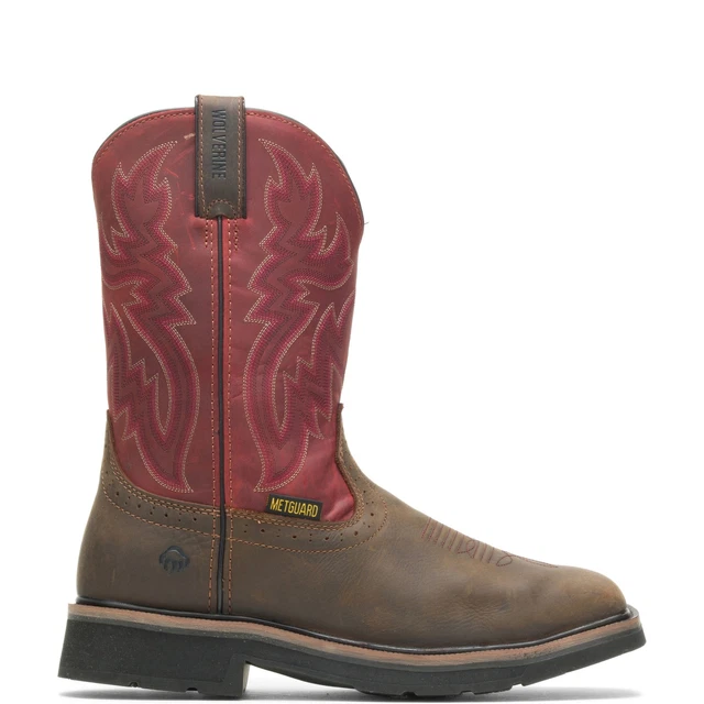 WOLVERINE WELLINGTON BOOTS Mens Crawford Waterproof Steel  display picture 1