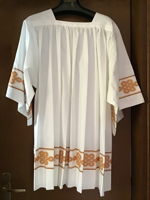 Veste Sacerdotale Cotta a pieghe per Chiesa