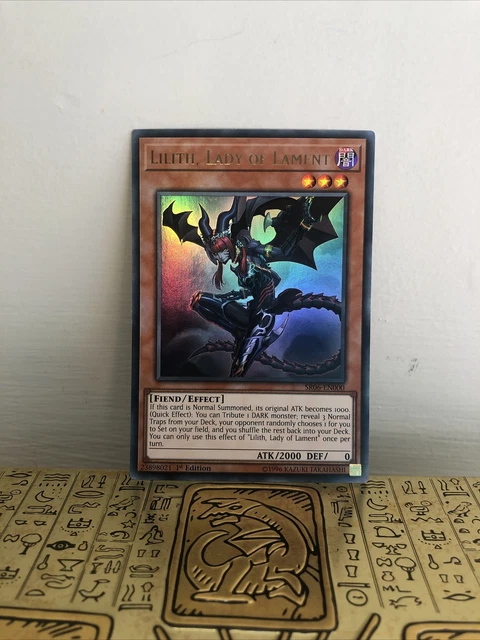 YUGIOH ULTRA RARE Lilith, Lady Of Lament SR06-EN000 1st Edition 1.37 - PicClick UK YUGIOH ULTRA RARE Lilith, Lady Of Lament SR06-EN000 1st Edition 1.37 - PicClick UK
