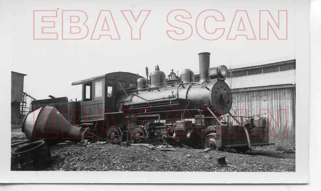 8J122 Rp 1936 Waycross & Southern Railroad 2-6-0 Loco #5 Waycross Ga
