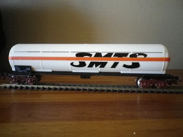 3 Wagons-Citernes Jouef HO Avec Pare-Soleil - Blanc - Occasion Vintage