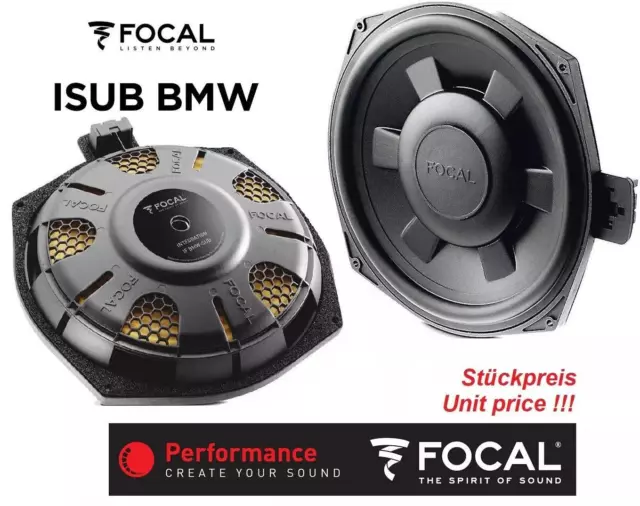 Focal Isub BMW 4 - 20cm Subwoofer Compatibile Con BMW 3ER F30 Berlina 2012-2018