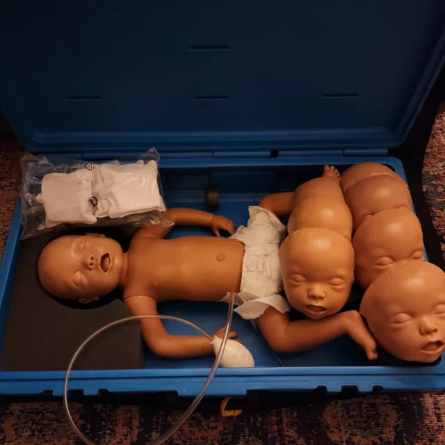 Armstrong Medical CPR EMT Infant Training Manikin With Case Extra Faces