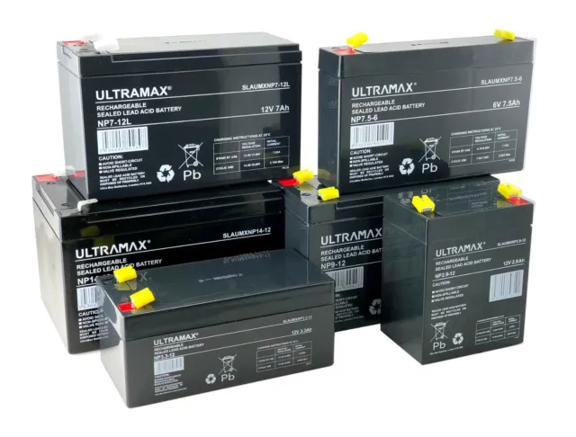 Batteria Ricaricabile Ultramax Per AUTO GIOCATTOLO ELETTRICHE, MODELLINO BARCHE, ALLARME e altro