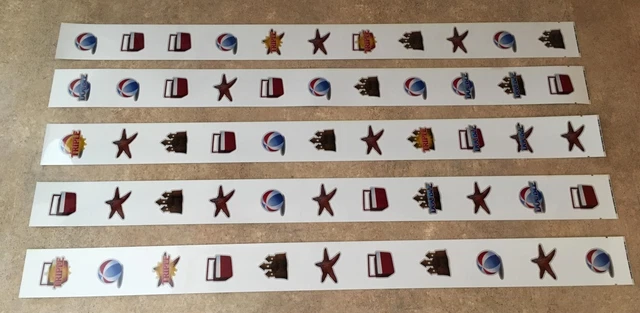 Sunkist Graphics "Down the Shore" Slot Machine Reel Strips / L2-5