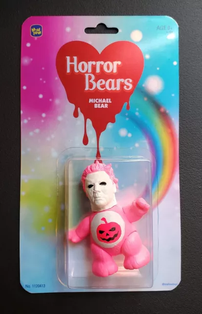 HORROR CARE BEAR dke bootleg figure HALLOWEEN MICHAEL MYERS custom MALLOW TOYS