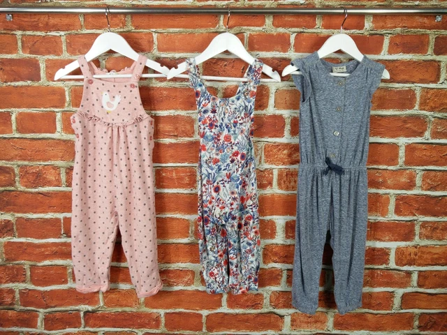 Baby Girls Bundle Age 12-18 Months Next John Lewis Romper Dungaree Floral 86Cm