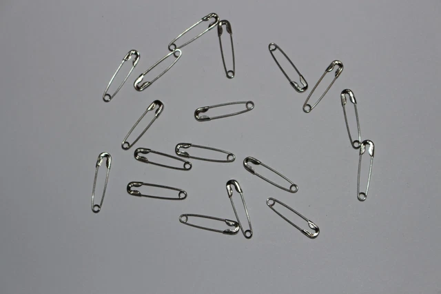 Lot de 20 épingles de sûreté, rond épingles à nourrice, 21 mm couleur