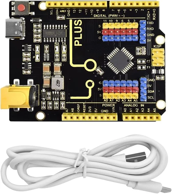 UNO plus R3 Scheda Di Sviluppo Con Cavo USB Compatibile Con Arduino IDE