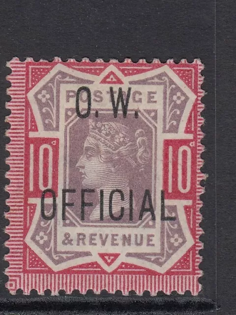 QV sgO35 10d dull purple & carmine O.W. OFFICIAL - M/Mint