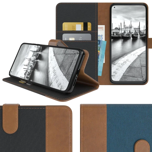 EAZY CASE Xiaomi Mi 10T 5G / 10T Pro 5G Tasche Hülle Jeans Schutzhülle Book Etui