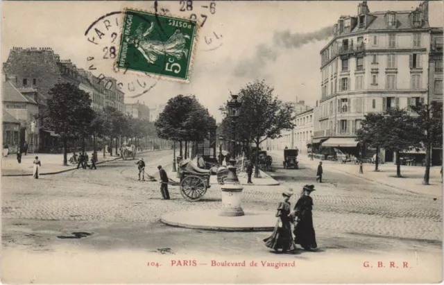 CPA PARIS 15e - Boulevard de Vaugirard (156642)