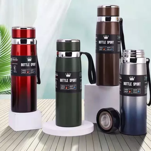 Stainless Steel Thermos Vacuum Water Flask Insulated Thermal Bottle Travel Home