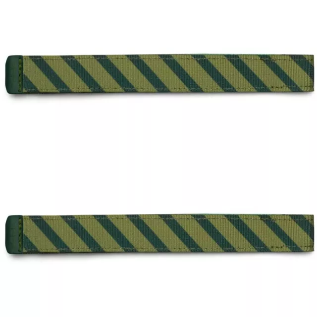Satch Kollektion Swaps Print Stripe Green mit Klett Streifen Grün Oliv Swap Your