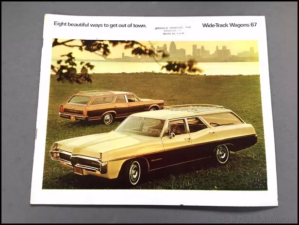 1967 Pontiac Station Wagon Car Sales Brochure Catalog Safari Tempest Bonneville