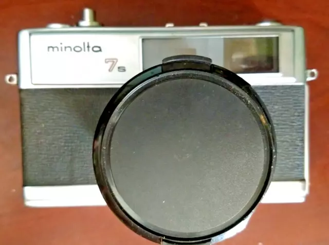 Minolta Hi-Matic 7s 35mm Rangefinder Camera W/ 45mm f/1.8 RokkorPF Lens untested