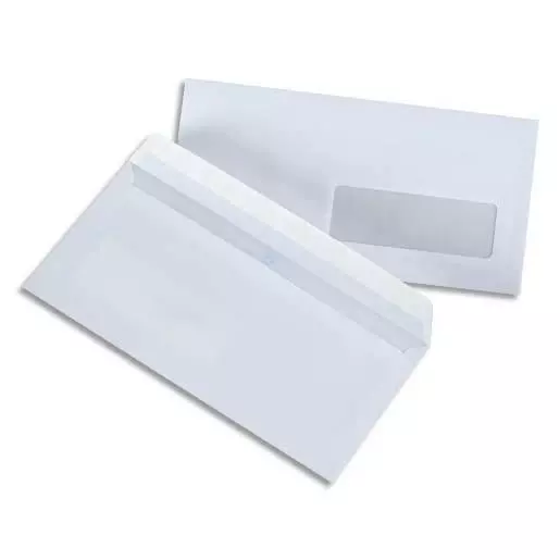 [Ref:269105] 5 ETOILES Boîte de 500 enveloppes DL 110x220mm blanc 75 g à