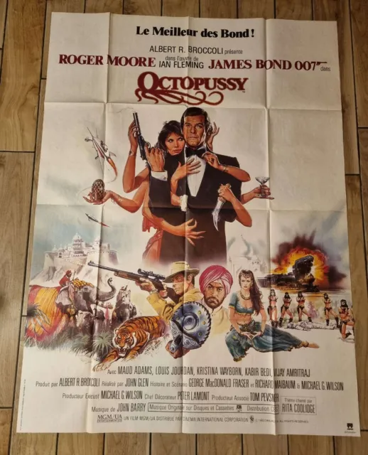Affiche cinéma originale James Bond : Octopussy/John Glen - 1983 115 x 157 cm 2
