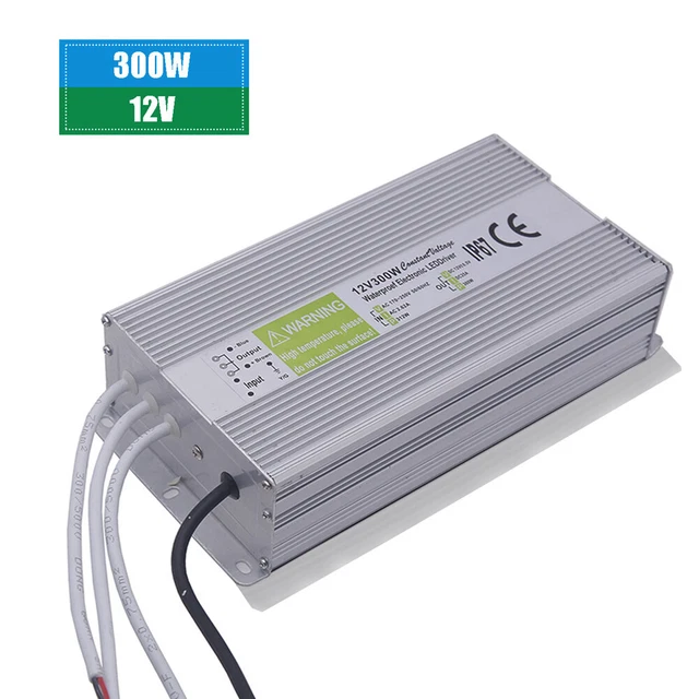Power Supply IP67 Waterproof Adapter DC 12V/24V LED Driver Lighting Transformer