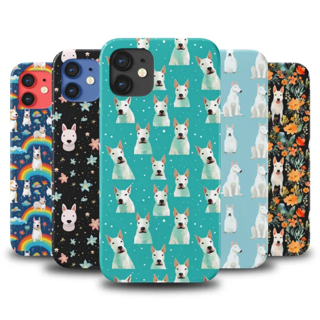 Case Cover For Apple Iphone|Cute Bull Terrier Puppy Dog Canine Pattern #A2