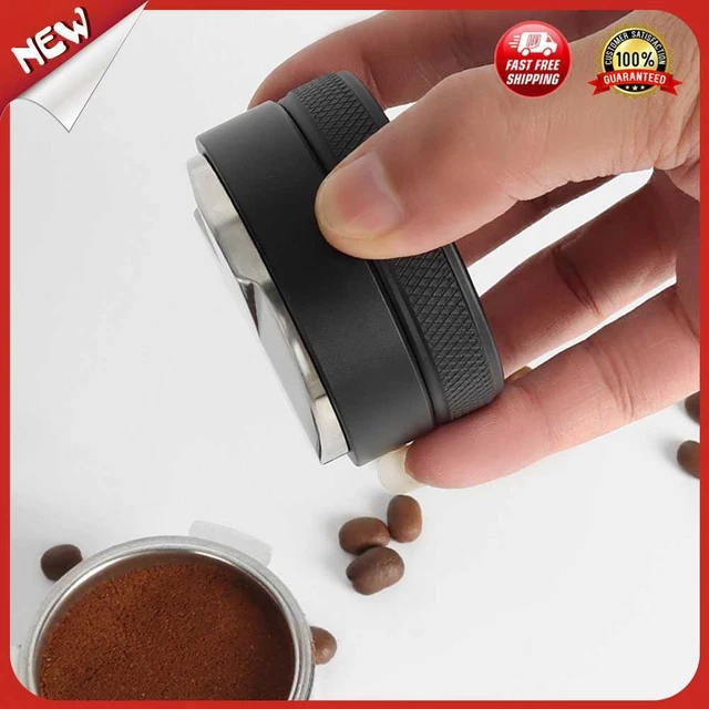 es Stainless Steel Coffee Powder Distributor Flat Bottom Professional Barista To