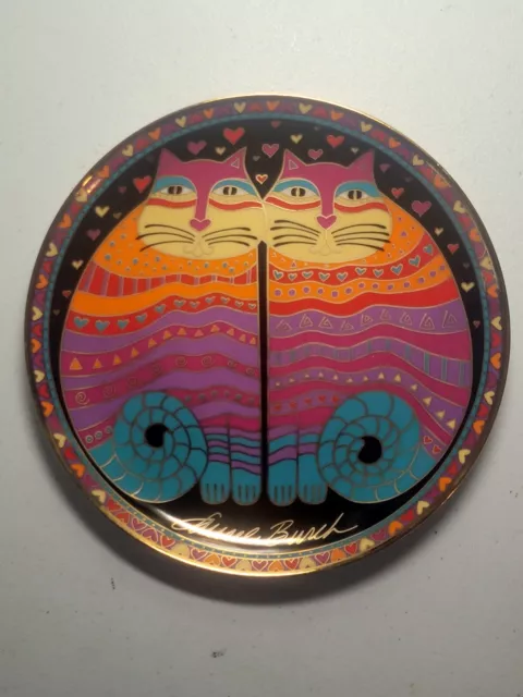 Friendly Felines by Laurel Burch Franklin Mint Collector 8" Plate 1995