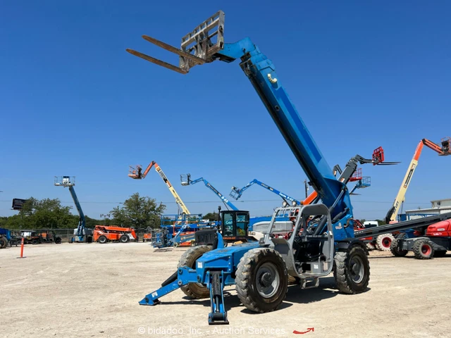 2014 Genie GTH-1056 56' 10,000 lbs Telescopic Reach Forklift Telehandler bidadoo