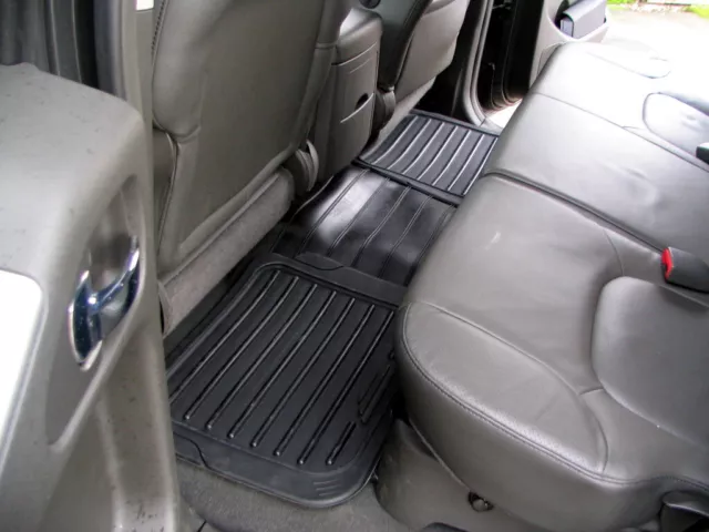 5 pc heavy duty natural rubber floor mat set fits Nissan Navara D40 double cab