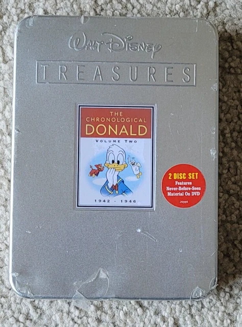 Walt Disney Treasures THE CHRONOLOGICAL DONALD VOLUME 2: 1942-46 DVD Tin Set NEW