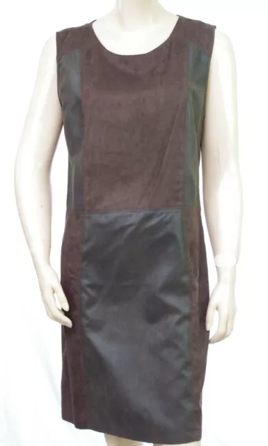 CHIPIE ROBE DROITE patchwork Recits NUT simili daim marron femme 8E34091 EUR 44 95 PicClick FR