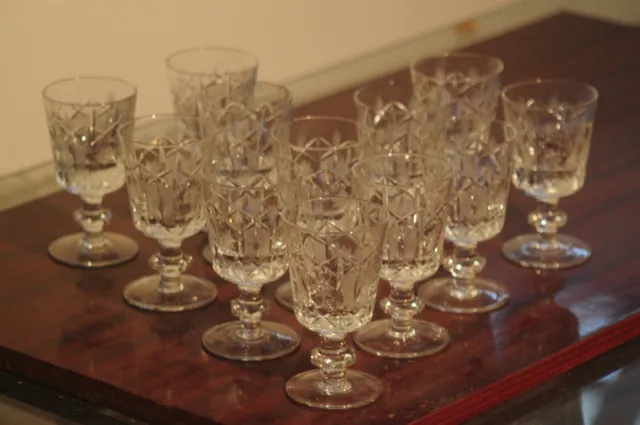 bicchieri di cristallo set di 12. Condizioni perfette
